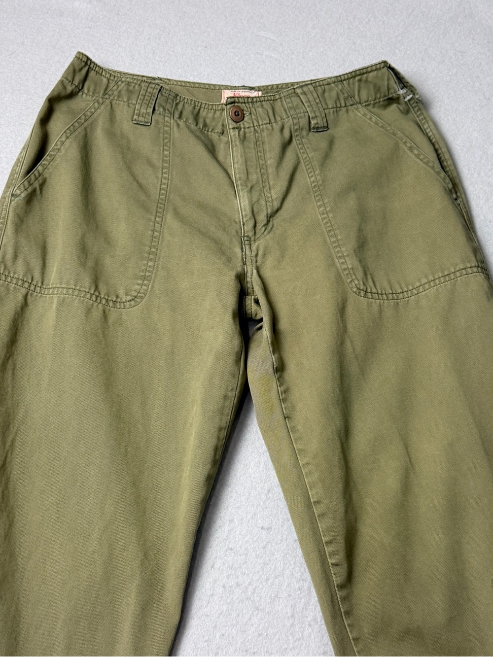 Vintage Kiko-mo Olive Green Cargo Pants Size 5/6 Y2K Utility